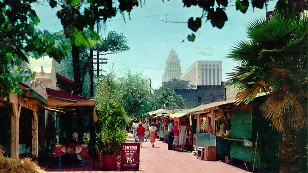Olvera Street, la Placita Olvera en el centro de Los Ángeles