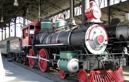 Locomotora de vapor en Travel Town Museum, Griffith Park