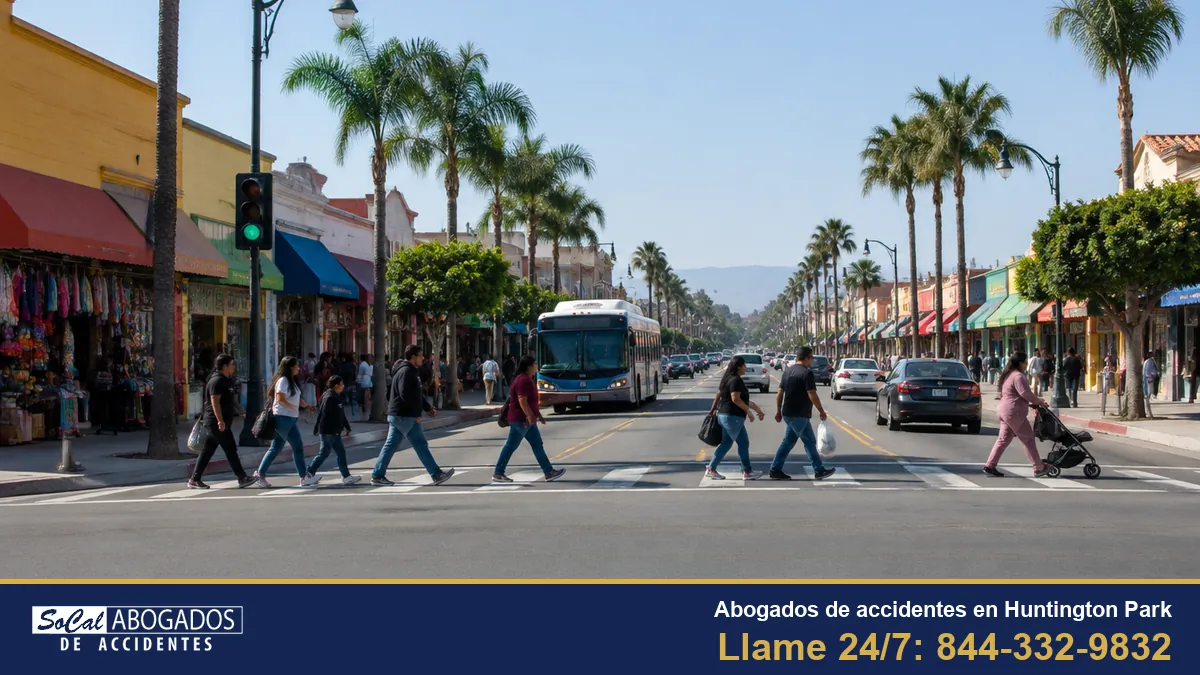 Abogados de accidentes en Huntington Park: Pacific Boulevard, la calle comercial de Huntington Park