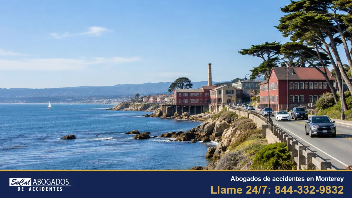Abogados de accidentes en Monterey: la costa de la bahía de Monterey, cerca de Cannery Row