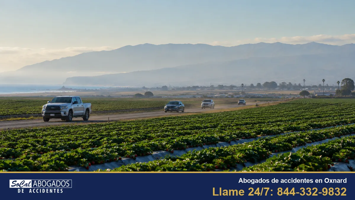 Abogados de accidentes en Oxnard: un camino entre campos de fresa en Oxnard